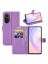Brodef Wallet Чехол книжка кошелек для Honor 50 SE фиолетовый
