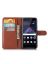 Brodef Wallet Чехол книжка кошелек для Huawei Honor 8 Lite коричневый
