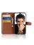 Brodef Wallet Чехол книжка кошелек для Huawei Honor 8X коричневый