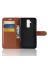 Brodef Wallet Чехол книжка кошелек для Huawei Mate 20 lite коричневый
