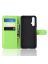 Brodef Wallet Чехол книжка кошелек для Huawei Nova 5T / Honor 20 зеленый