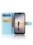 Brodef Wallet Чехол книжка кошелек для Huawei P20 lite голубой