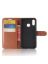 Brodef Wallet Чехол книжка кошелек для Huawei P20 lite коричневый