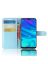 Brodef Wallet Чехол книжка кошелек для Huawei P30 Lite / Honor 20s голубой