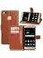 Brodef Wallet Чехол книжка кошелек для Huawei P9 Lite коричневый