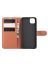 Brodef Wallet Чехол книжка кошелек для Huawei Y5p / Honor 9S коричневый