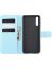 Brodef Wallet Чехол книжка кошелек для Huawei Y8p голубой