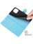 Brodef Wallet Чехол книжка кошелек для iPhone 13 Pro голубой