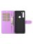 Brodef Wallet Чехол книжка кошелек для Motorola Moto G8 фиолетовый