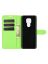 Brodef Wallet Чехол книжка кошелек для Motorola Moto G9 Play / Moto E7 Plus зеленый