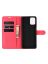 Brodef Wallet Чехол книжка кошелек для Motorola Moto G9 Plus красный