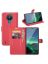 Brodef Wallet Чехол книжка кошелек для Nokia 1.4 красный
