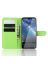 Brodef Wallet Чехол книжка кошелек для Nokia 2.2 зеленый