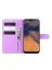 Brodef Wallet Чехол книжка кошелек для Nokia 2.3 фиолетовый