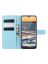 Brodef Wallet Чехол книжка кошелек для Nokia 5.3 голубой