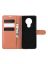 Brodef Wallet Чехол книжка кошелек для Nokia 5.3 коричневый