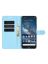 Brodef Wallet Чехол книжка кошелек для Nokia 8.3 5G голубой