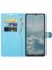 Brodef Wallet Чехол книжка кошелек для Nokia G10 / Nokia G20 голубой