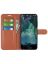 Brodef Wallet Чехол книжка кошелек для Nokia G11 / Nokia G21 коричневый
