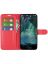 Brodef Wallet Чехол книжка кошелек для Nokia G11 / Nokia G21 красный