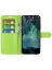 Brodef Wallet Чехол книжка кошелек для Nokia G11 / Nokia G21 зеленый