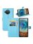 Brodef Wallet Чехол книжка кошелек для Nokia X10 / Nokia X20 голубой