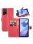 Brodef Wallet Чехол книжка кошелек для Oppo A16 красный