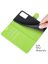 Brodef Wallet Чехол книжка кошелек для Oppo A16 зеленый