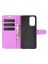 Brodef Wallet Чехол книжка кошелек для Oppo Reno 5 фиолетовый