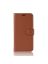 Brodef Wallet Чехол книжка кошелек для Realme 5 Pro коричневый