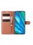 Brodef Wallet Чехол книжка кошелек для Realme 5 Pro коричневый