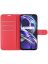 Brodef Wallet Чехол книжка кошелек для Realme 8i красный