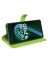 Brodef Wallet Чехол книжка кошелек для Realme 9 Pro зеленый