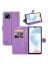 Brodef Wallet Чехол книжка кошелек для Realme C21 фиолетовый