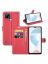Brodef Wallet Чехол книжка кошелек для Realme C21 красный