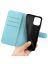 Brodef Wallet Чехол книжка кошелек для Realme C30 голубой