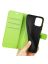 Brodef Wallet Чехол книжка кошелек для Realme C30 зеленый
