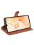 Brodef Wallet Чехол книжка кошелек для Realme C31 коричневый