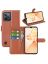 Brodef Wallet Чехол книжка кошелек для Realme C31 коричневый