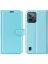Brodef Wallet Чехол книжка кошелек для Realme C31 голубой
