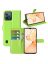 Brodef Wallet Чехол книжка кошелек для Realme C31 зеленый