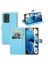 Brodef Wallet Чехол книжка кошелек для Realme GT Neo 2 голубой
