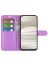 Brodef Wallet Чехол книжка кошелек для Realme GT2 PRO фиолетовый
