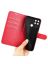 Brodef Wallet Чехол книжка кошелек для Realme Narzo 50A красный