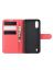 Brodef Wallet Чехол книжка кошелек для Samsung Galaxy A01 красный