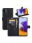 Brodef Wallet Чехол книжка кошелек для Samsung Galaxy A22s черный