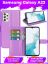 Brodef Wallet Чехол книжка кошелек для Samsung Galaxy A23 фиолетовый