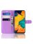 Brodef Wallet Чехол книжка кошелек для Samsung Galaxy A30 / Galaxy A20 фиолетовый