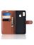 Brodef Wallet Чехол книжка кошелек для Samsung Galaxy A30 / Galaxy A20 коричневый