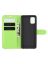 Brodef Wallet Чехол книжка кошелек для Samsung Galaxy A31 зеленый
